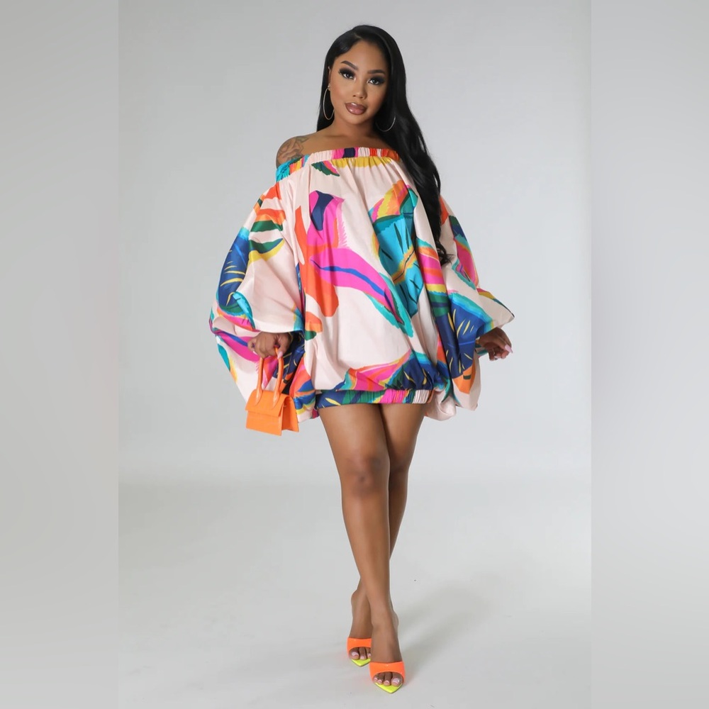 Abstract Bubble Dress